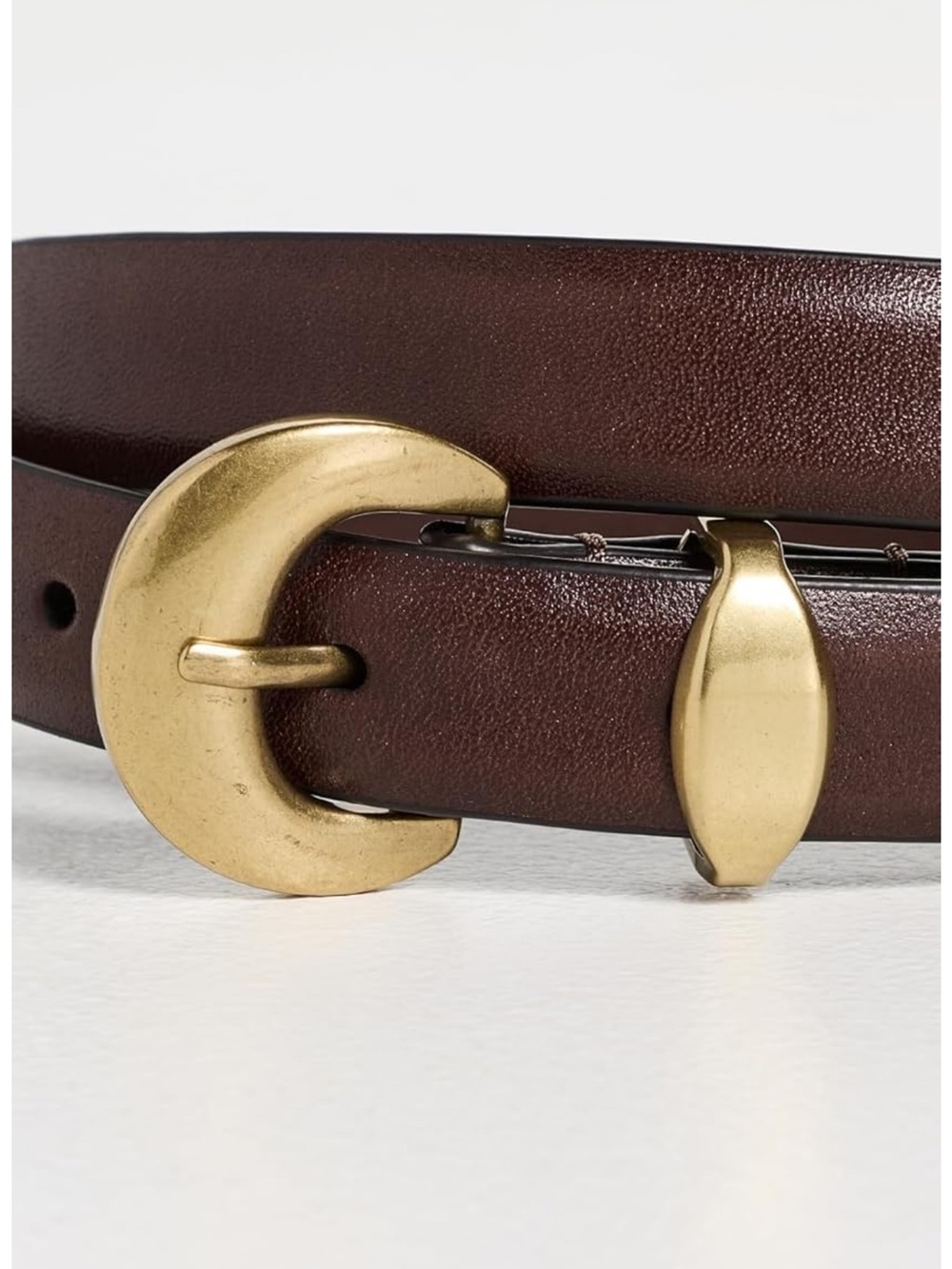 Madewell Women's Lucie Belt in Chocolate Raisin size XS - Picture 9 of 9